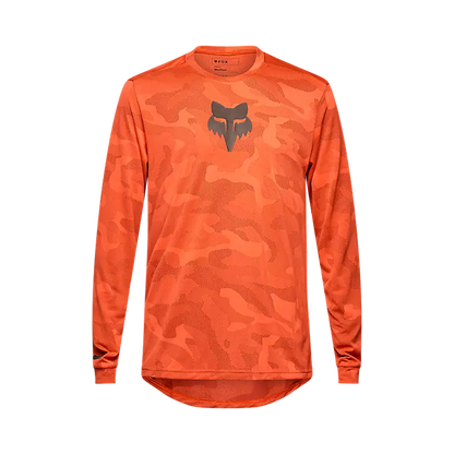 Fox Racing Ranger Tru Dri Long Sleeve MTB Jersey - Blood Orange