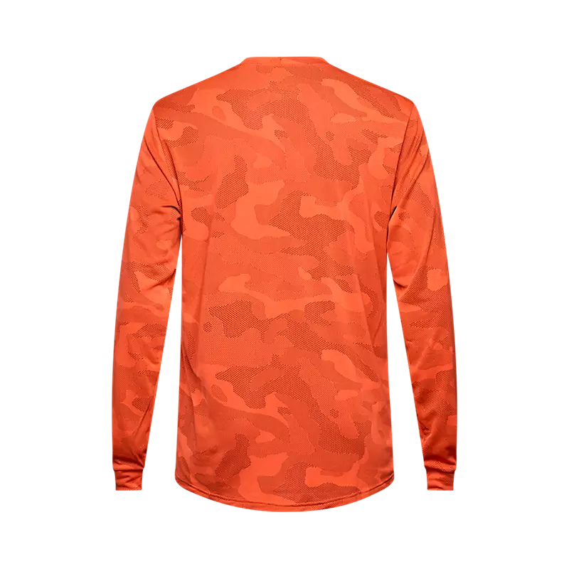 Fox Racing Ranger Tru Dri Long Sleeve MTB Jersey - Blood Orange