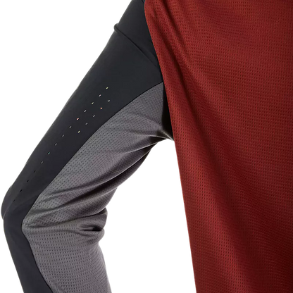 Fox Racing Defend Long Sleeve MTB Jersey - Rust