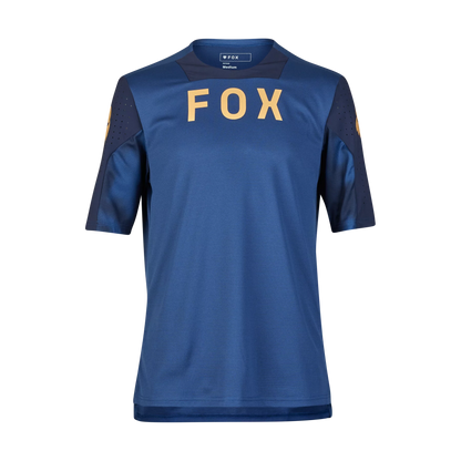 Fox Racing Defend Short Sleeve MTB Jersey - Taunt - Indigo