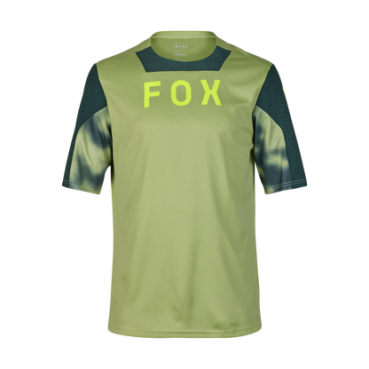 Fox Racing Defend Short Sleeve MTB Jersey - Taunt - Pale Green