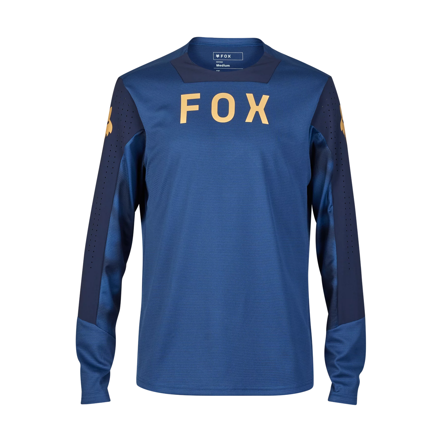 Fox Racing Defend Long Sleeve MTB Jersey - Taunt - Indigo