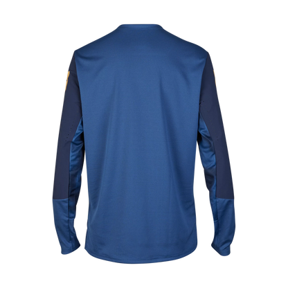 Fox Racing Defend Long Sleeve MTB Jersey - Taunt - Indigo