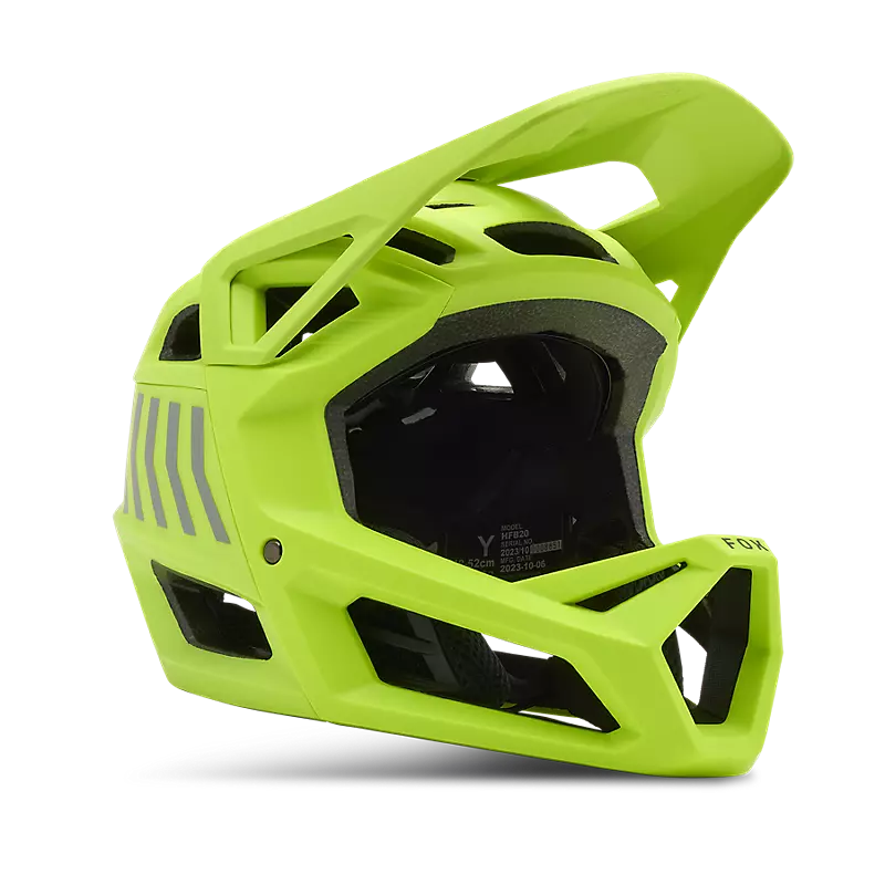 Fox Racing Proframe Full Face Helmet - Nace - Youth - Flo Yellow