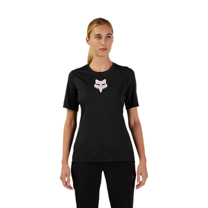 Fox Racing Ranger Short Sleeve MTB Jersey - Foxhead - Womens - Black