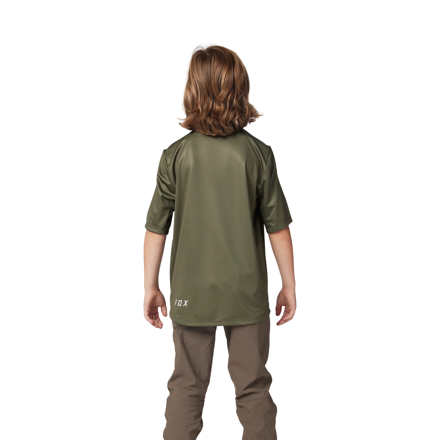 Fox Racing Ranger Short Sleeve MTB Jersey - Youth - Olive Green