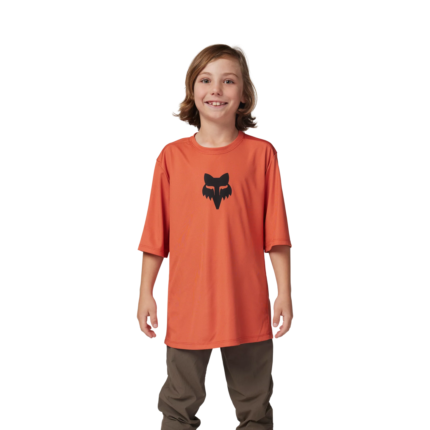 Fox Racing Ranger Short Sleeve MTB Jersey - Youth - Atomic Orange