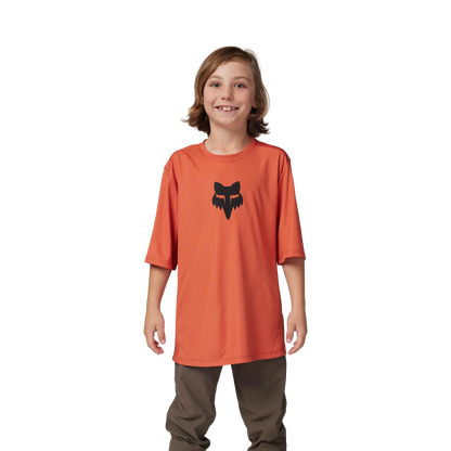 Fox Racing Ranger Short Sleeve MTB Jersey - Youth - Atomic Orange