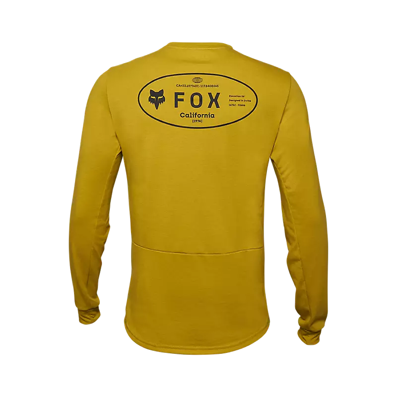 Fox Racing Ranger Dri Release Mid Long Sleeve MTB Jersey - Mustard