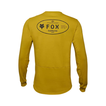 Fox Racing Ranger Dri Release Mid Long Sleeve MTB Jersey - Mustard