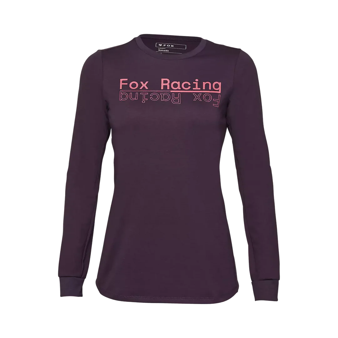 Fox Racing Ranger Dri Release Mid Long Sleeve MTB Jersey - Womens - Dark Purple