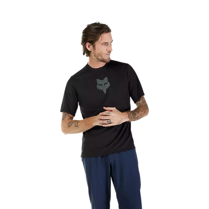 Fox Racing Ranger Short Sleeve MTB Jersey - Fox Head - Black