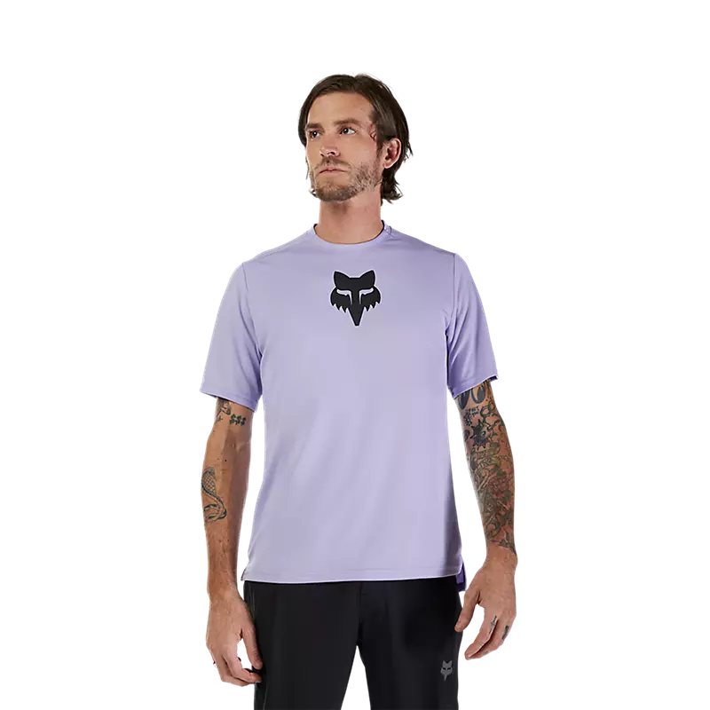 Fox Racing Ranger Short Sleeve MTB Jersey - Fox Head - Lilac