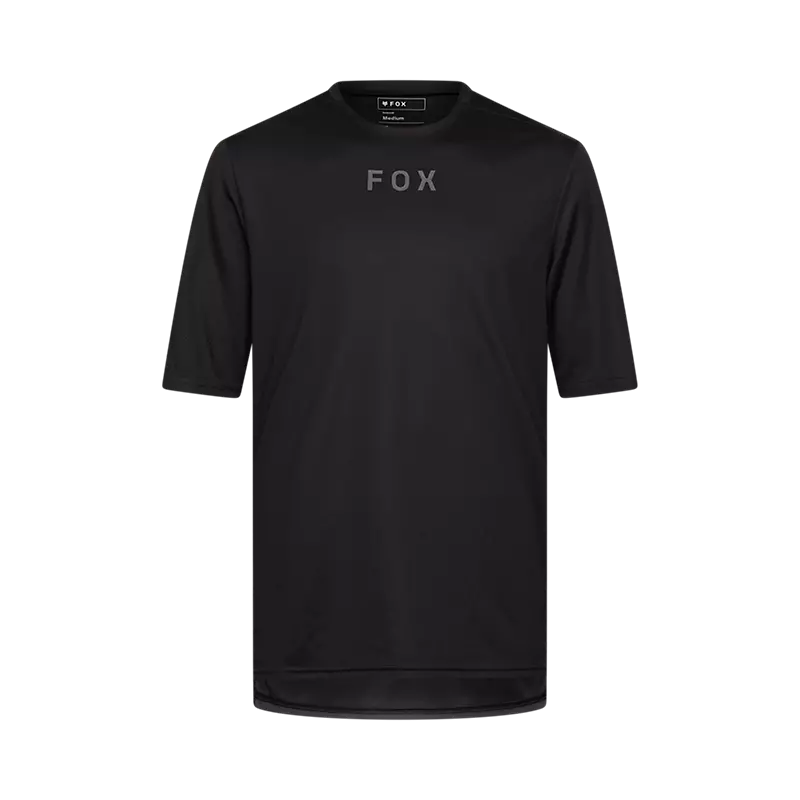 Fox Racing Ranger Short Sleeve MTB Jersey - Wordmark - Black