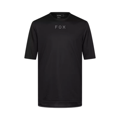 Fox Racing Ranger Short Sleeve MTB Jersey - Wordmark - Black