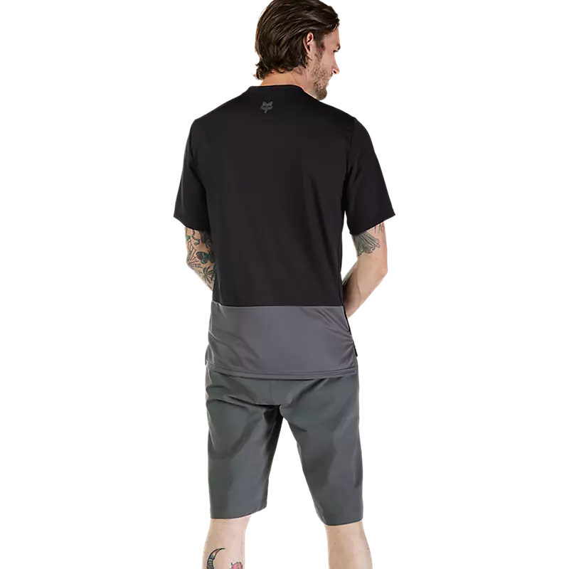 Fox Racing Ranger Short Sleeve MTB Jersey - Wordmark - Black