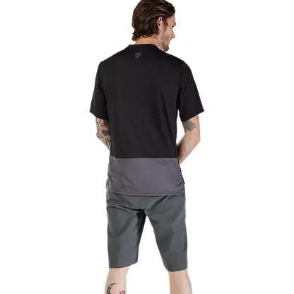 Fox Racing Ranger Short Sleeve MTB Jersey - Wordmark - Black