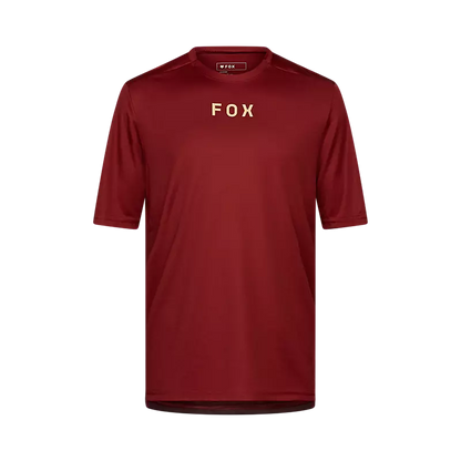Fox Racing Ranger Short Sleeve MTB Jersey - Wordmark - Rust