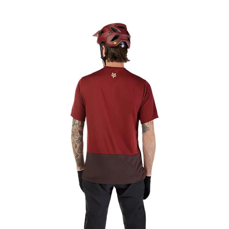 Fox Racing Ranger Short Sleeve MTB Jersey - Wordmark - Rust