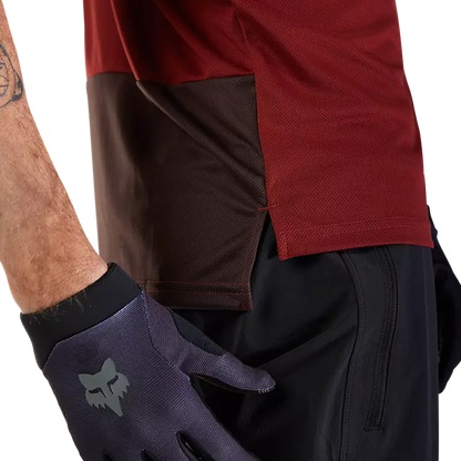 Fox Racing Ranger Short Sleeve MTB Jersey - Wordmark - Rust