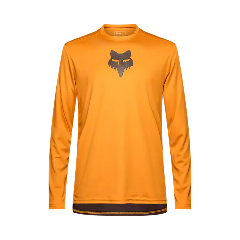 Fox Racing Ranger Long Sleeve MTB Jersey - Fox Head - Caramel