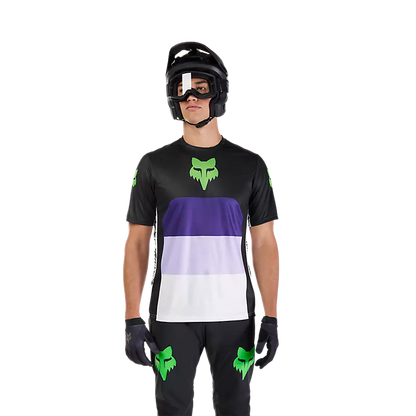Fox Racing Ranger Short Sleeve MTB Jersey - Grid - Black