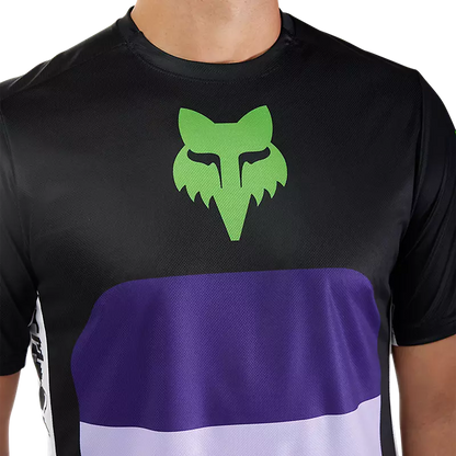 Fox Racing Ranger Short Sleeve MTB Jersey - Grid - Black