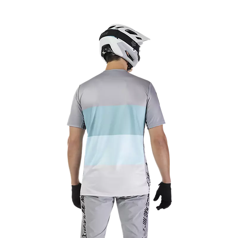 Fox Racing Ranger Short Sleeve MTB Jersey - Grid - Steel Gray