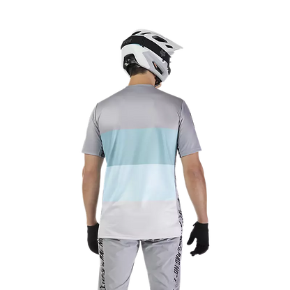 Fox Racing Ranger Short Sleeve MTB Jersey - Grid - Steel Gray