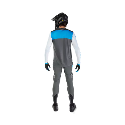 Fox Racing Ranger Long Sleeve MTB Jersey - Digi image - White