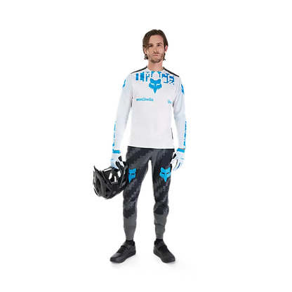 Fox Racing Ranger Long Sleeve MTB Jersey - Digi image - White