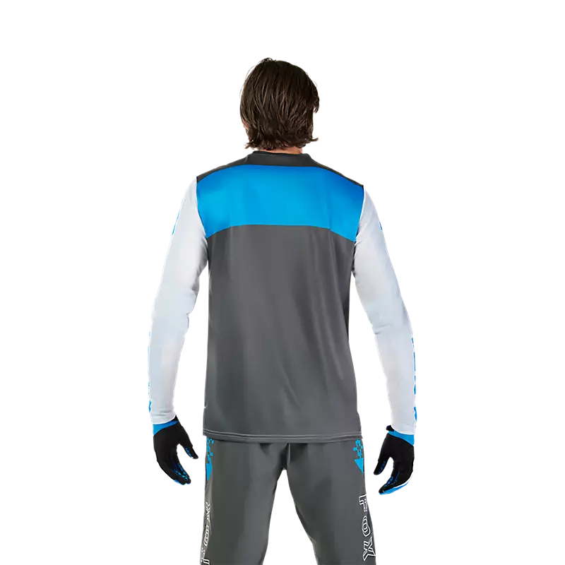 Fox Racing Ranger Long Sleeve MTB Jersey - Digi image - White
