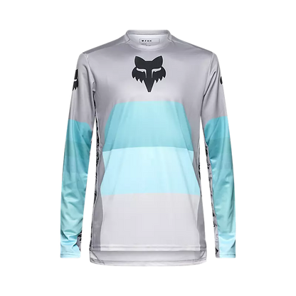 Fox Racing Ranger Long Sleeve MTB Jersey - Grid - Steel Gray
