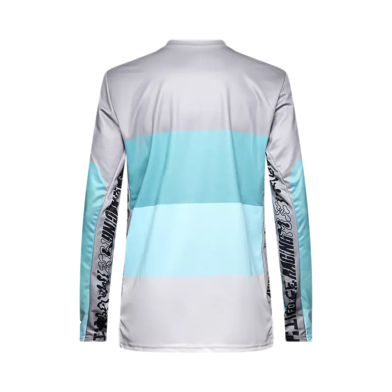 Fox Racing Ranger Long Sleeve MTB Jersey - Grid - Steel Gray