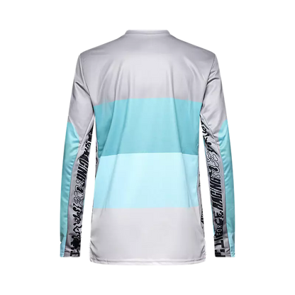 Fox Racing Ranger Long Sleeve MTB Jersey - Grid - Steel Gray