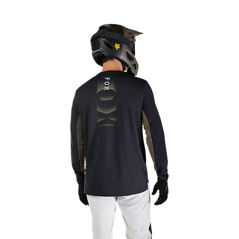 Fox Racing Defend Long Sleeve MTB Jersey - Park - Black