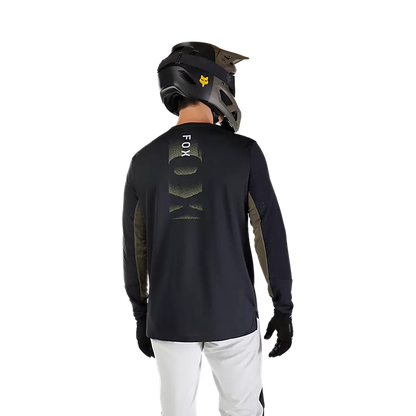 Fox Racing Defend Long Sleeve MTB Jersey - Park - Black