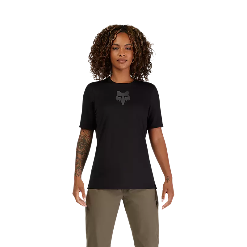 Fox Racing Ranger Short Sleeve MTB Jersey - Fox Head - Womens - Black