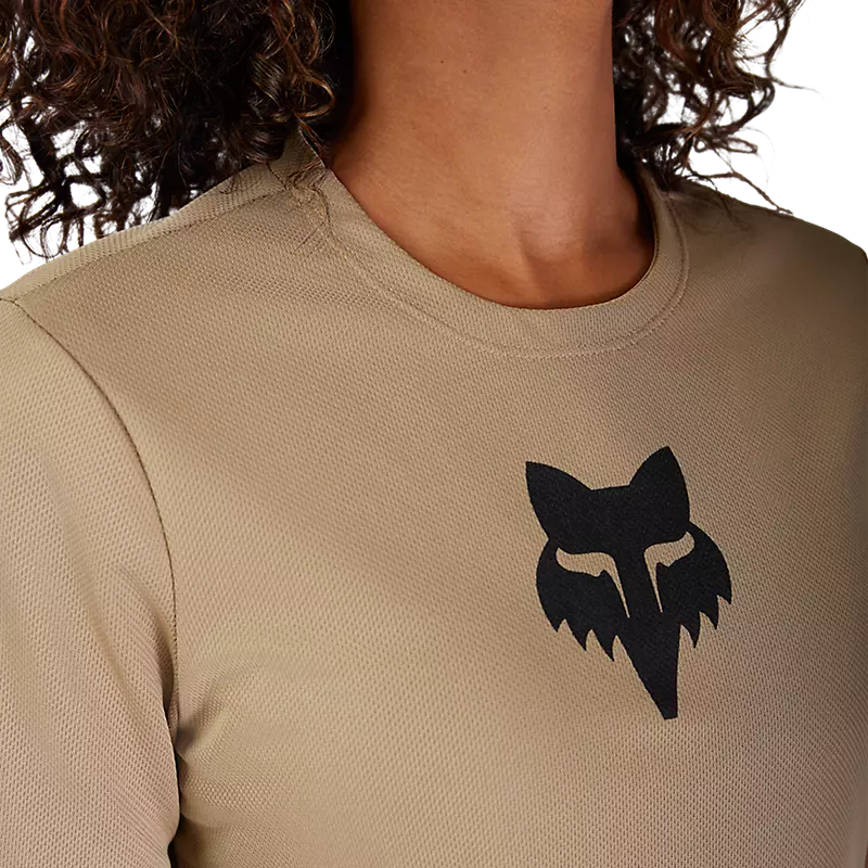 Fox Racing Ranger Short Sleeve MTB Jersey - Fox Head - Womens - Sand