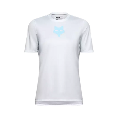 Fox Racing Ranger Short Sleeve MTB Jersey - Fox Head - Womens - Pale Blue