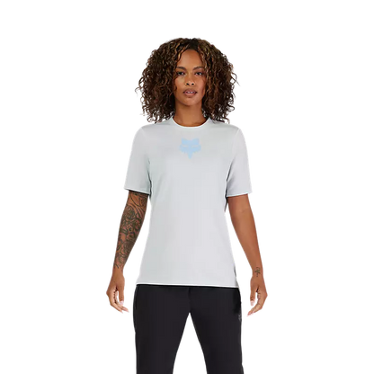 Fox Racing Ranger Short Sleeve MTB Jersey - Fox Head - Womens - Pale Blue