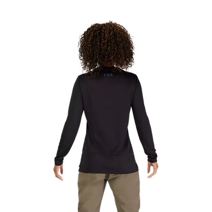 Fox Racing Ranger Long Sleeve MTB Jersey - Fox Head - Womens - Black