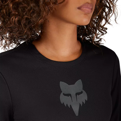 Fox Racing Ranger Long Sleeve MTB Jersey - Fox Head - Womens - Black
