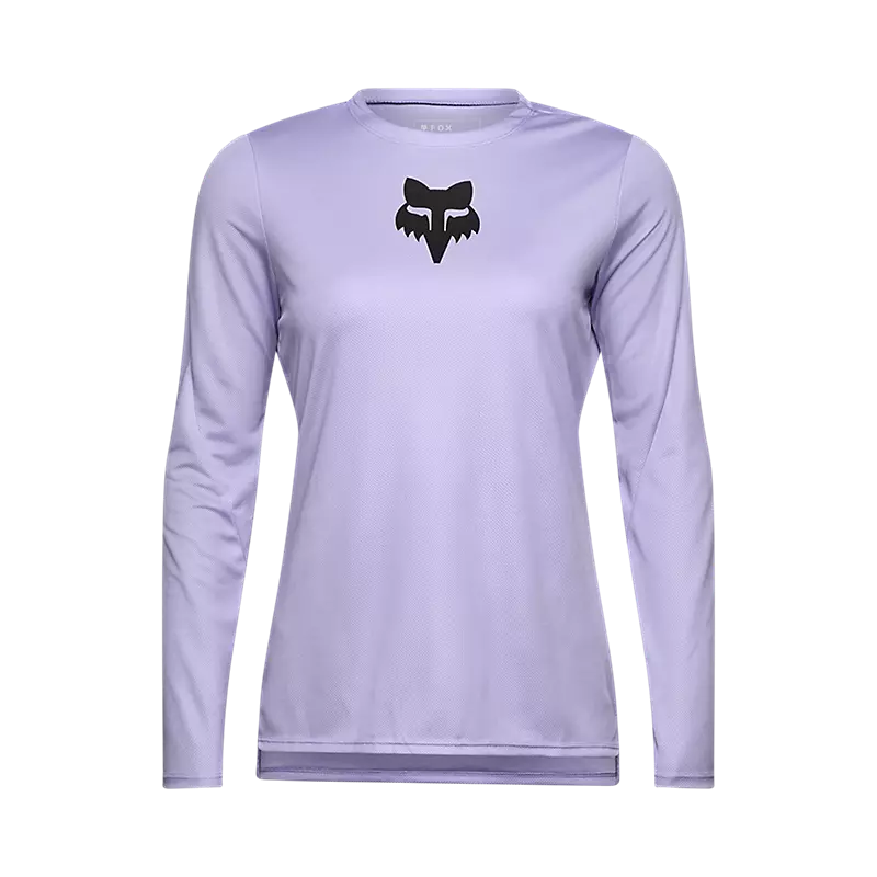 Fox Racing Ranger Long Sleeve MTB Jersey - Fox Head - Womens - Lilac