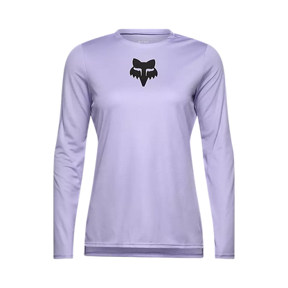 Fox Racing Ranger Long Sleeve MTB Jersey - Fox Head - Womens - Lilac