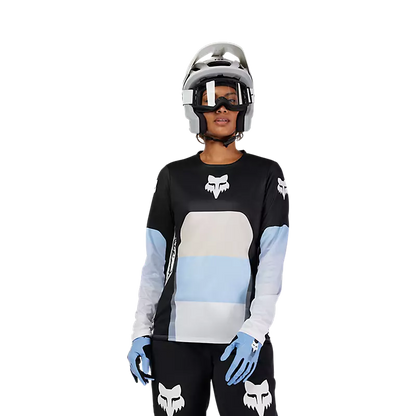 Fox Racing Ranger Long Sleeve MTB Jersey - Grid - Womens - Black