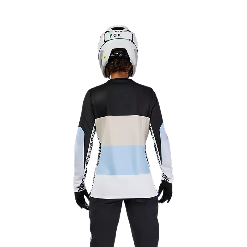 Fox Racing Ranger Long Sleeve MTB Jersey - Grid - Womens - Black