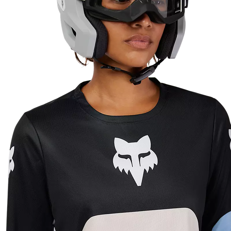 Fox Racing Ranger Long Sleeve MTB Jersey - Grid - Womens - Black
