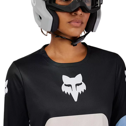 Fox Racing Ranger Long Sleeve MTB Jersey - Grid - Womens - Black