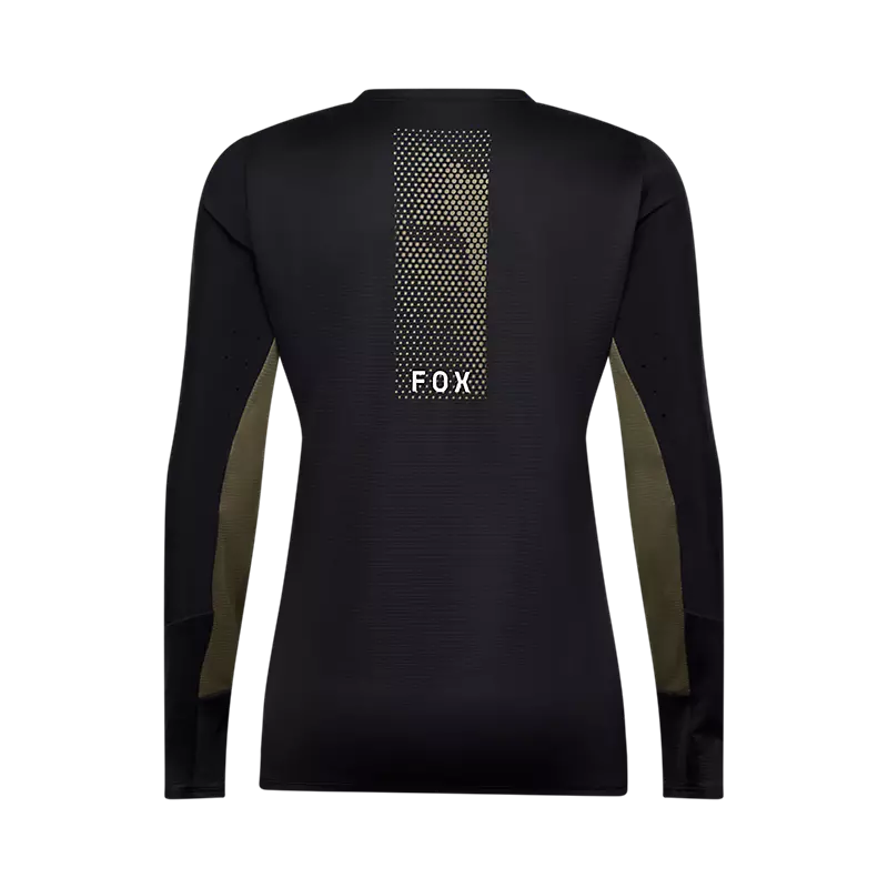 Fox Racing Defend Long Sleeve MTB Jersey - Park - Womens - Black